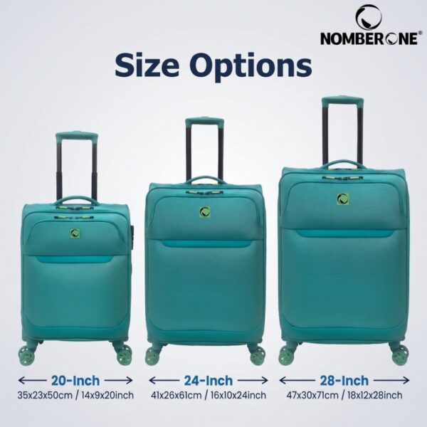 04_尺寸图_多规格容量_副本 NOMBERONE Lightweight Softside Luggage, Expandable Fabric Rolling Suitcase with TSA Lock, Front Pocket & Silent 360° Spinner Wheels, 20/24/28 Inch Carry On & Checked Travel Bag