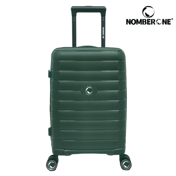 NOMBERONE Paris Collection 100% Polypropylene Hard Shell Suitcase with 360° Spinner Wheels, 20/24/28 Inch Lightweight Carry On Travel Luggage