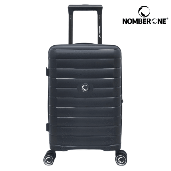 NOMBERONE Paris Collection 100% Polypropylene Hard Shell Suitcase with 360° Spinner Wheels, 20/24/28 Inch Lightweight Carry On Travel Luggage