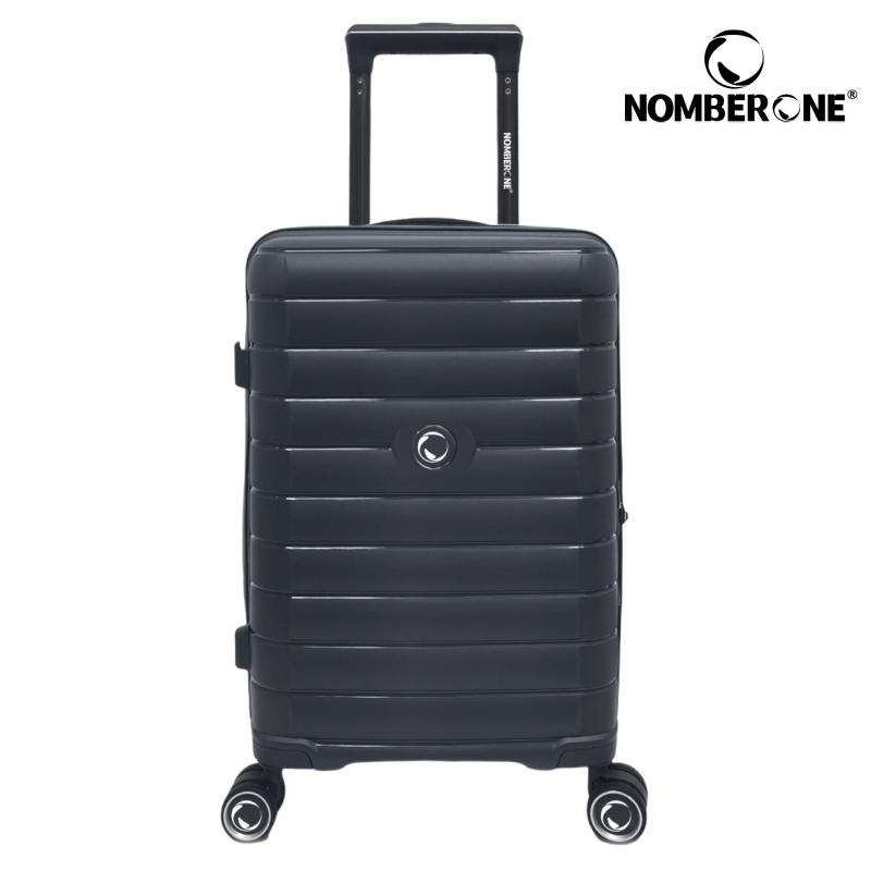 NOMBERONE Paris Collection 100% Polypropylene Hard Shell Suitcase with 360° Spinner Wheels, 20/24/28 Inch Lightweight Carry On Travel Luggage