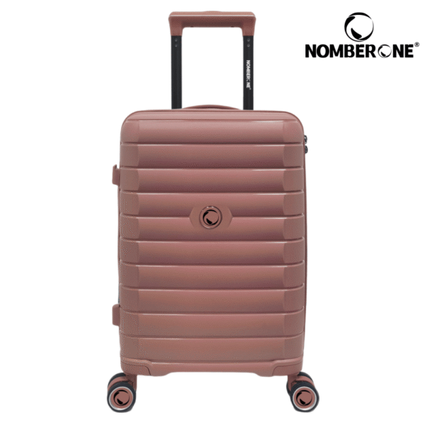 NOMBERONE Paris Collection 100% Polypropylene Hard Shell Suitcase with 360° Spinner Wheels, 20/24/28 Inch Lightweight Carry On Travel Luggage