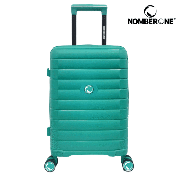 NOMBERONE Paris Collection 100% Polypropylene Hard Shell Suitcase with 360° Spinner Wheels, 20/24/28 Inch Lightweight Carry On Travel Luggage