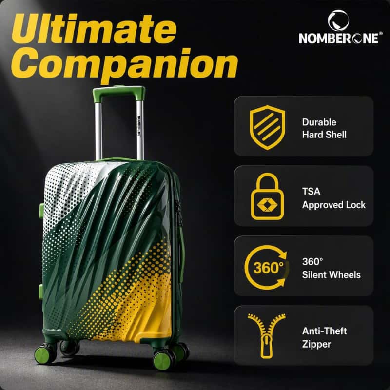 02_图标卖点图_核心功能速览_副本 NOMBERONE ABS+PC Hard Shell Luggage Set, Gradient Halftone Dot Print Spinner Suitcase with TSA Lock, Trolley Case With 5 Fashion Color Options