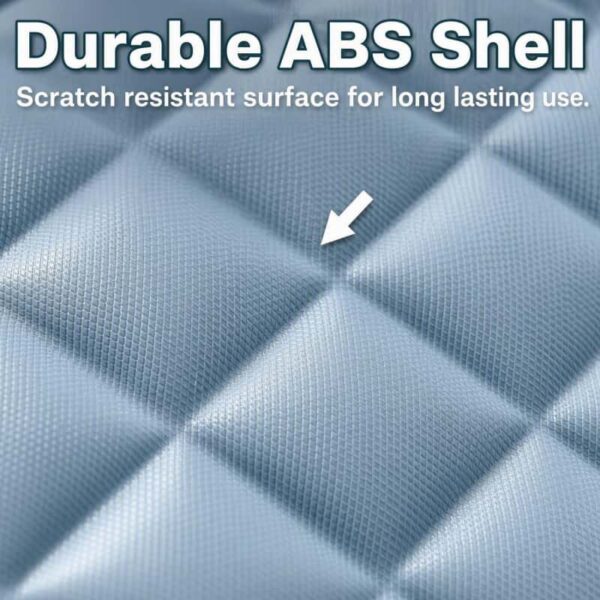 05_材质图_坚固抗摔_副本 NOMBERONE 12‑Piece SKD Unassembled Luggage Set, 4 Distinct Textured Shell Designs, ABS Hard‑Shell Suitcase, 360° Spinner Wheels, Wholesale Travel Luggage Semi-finished