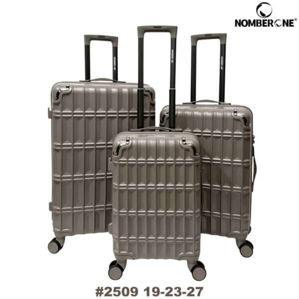 NOMBERONE 12‑Piece SKD Luggage Set, 4 Models Combinations, ABS Hard‑Shell Suitcase, 360° Spinner Wheels, Built‑in Combination Lock, Travel Luggage For Wholesale