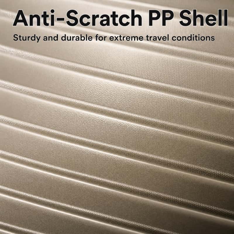 03_Material of Strasbourg Anti-Scratch PP Shell: Sturdy and durable for extreme travel conditions