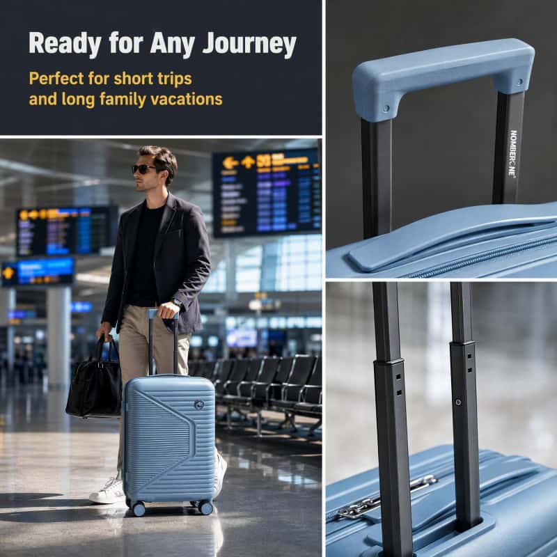 04_场景卖点图_多场景出行_副本 Marseille 4-Piece PP Hardside Luggage Set 14/20/24/28 inch