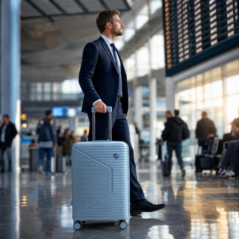 06_人物场景图_商务差旅代入_副本 Marseille 4-Piece PP Hardside Luggage Set 14/20/24/28 inch