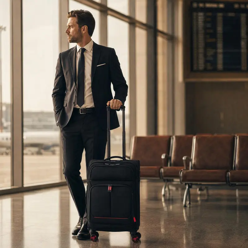 NM-S002 3pcs Lightweight Softside Suitcase, 20/24/28 inch, 5 Colors